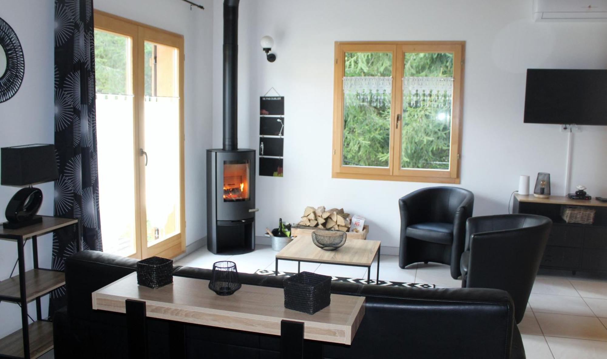 Chalet De Charme Le Contemporain Ney Eksteriør billede