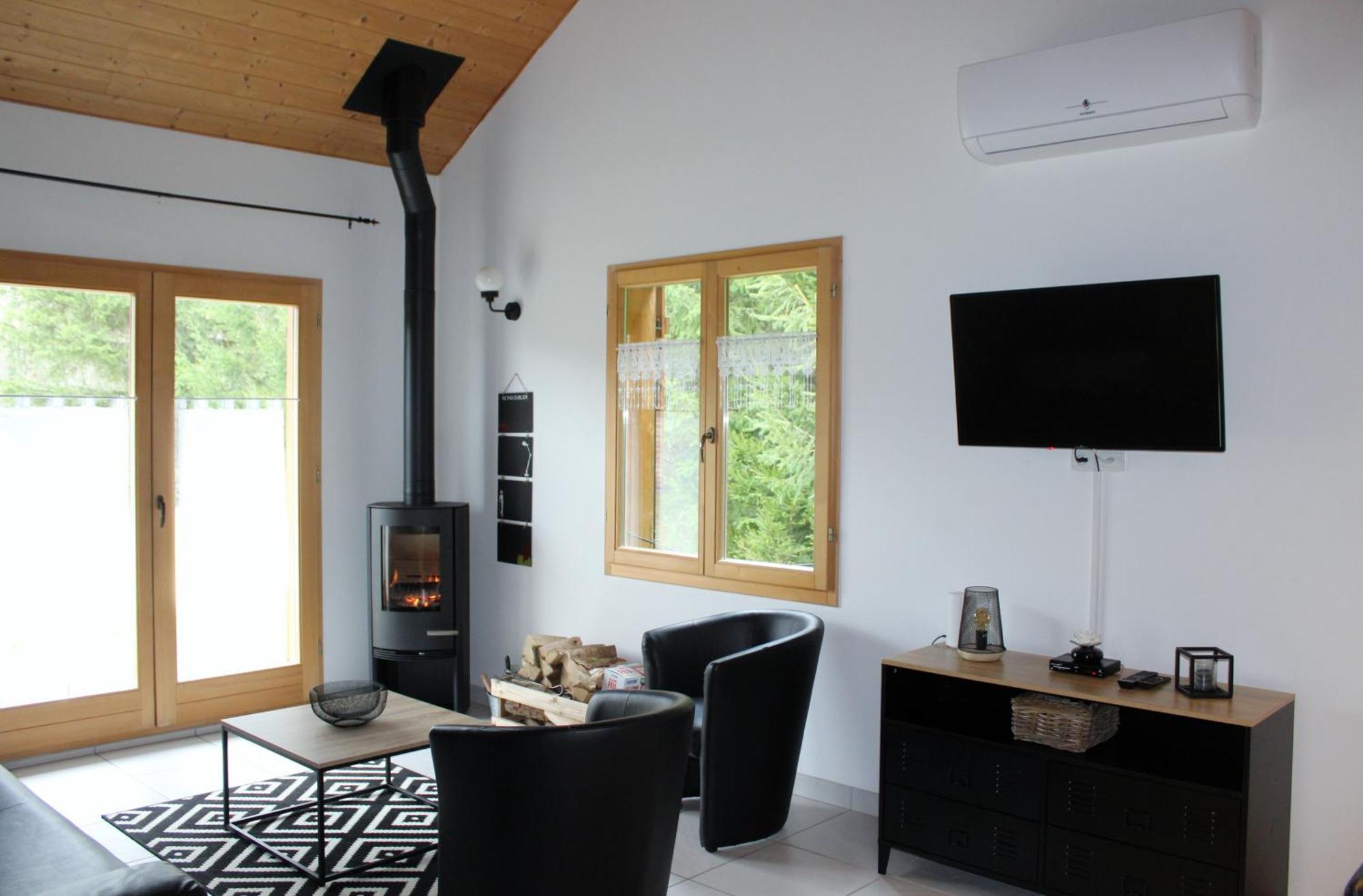 Chalet De Charme Le Contemporain Ney Eksteriør billede