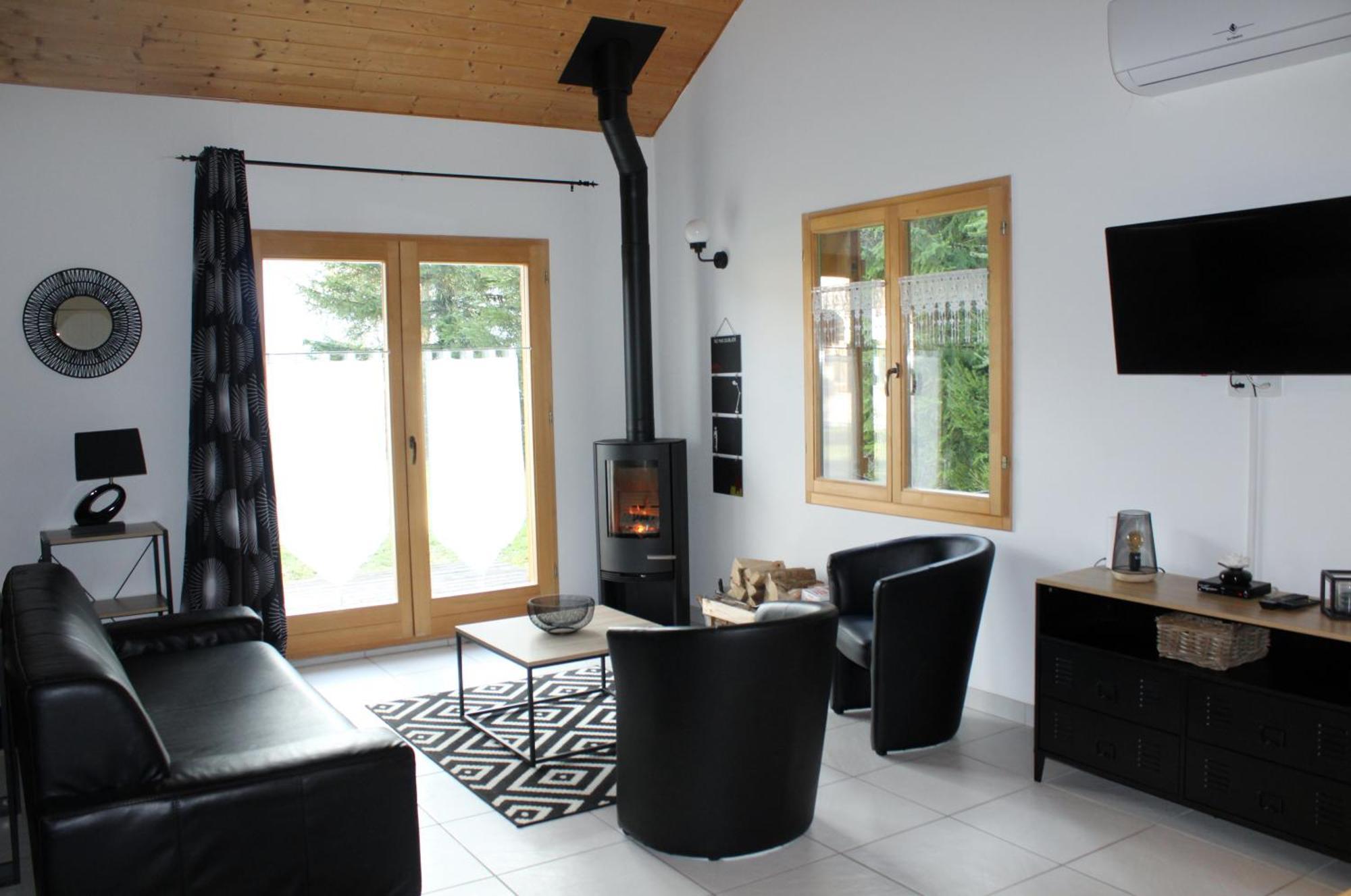 Chalet De Charme Le Contemporain Ney Eksteriør billede