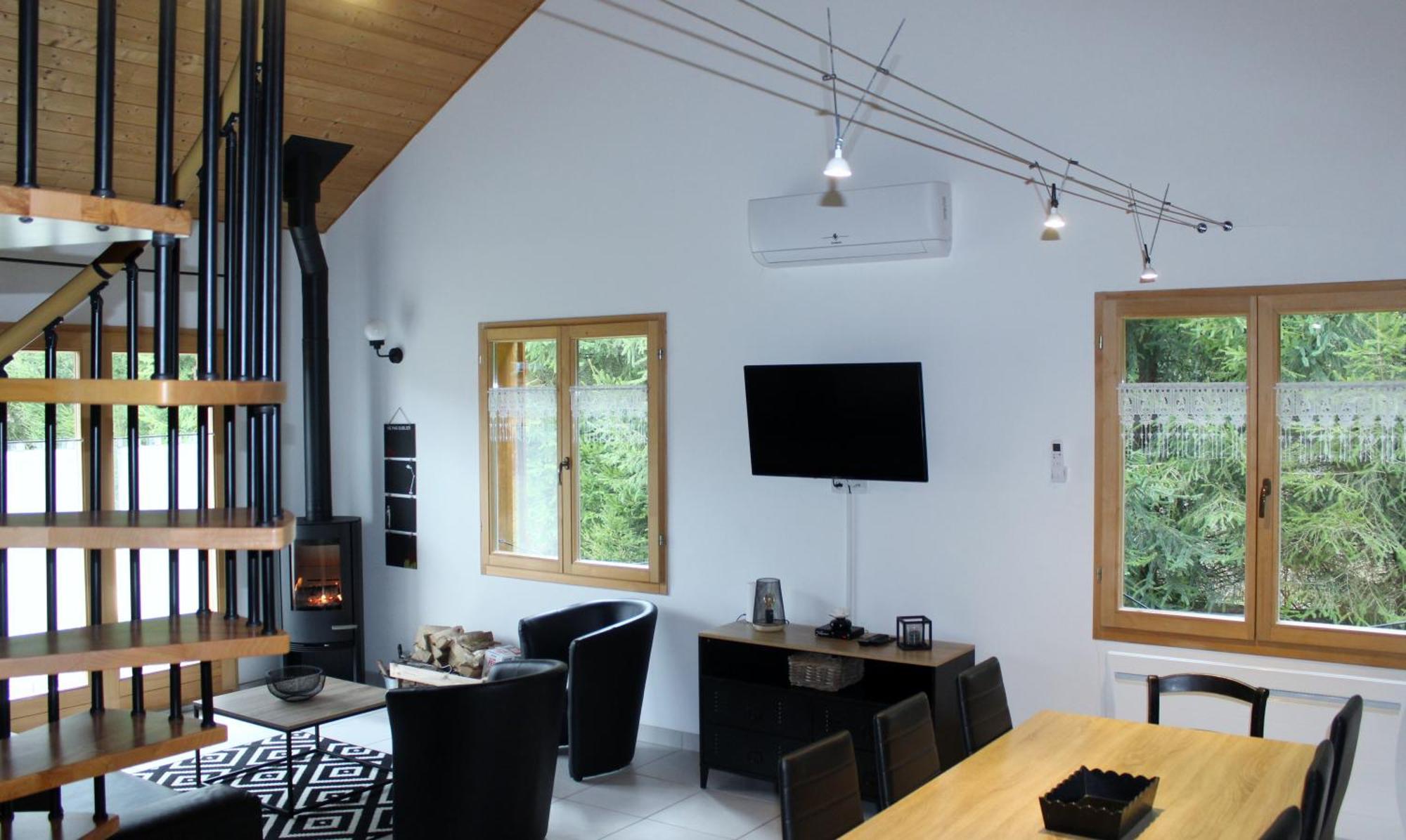 Chalet De Charme Le Contemporain Ney Eksteriør billede