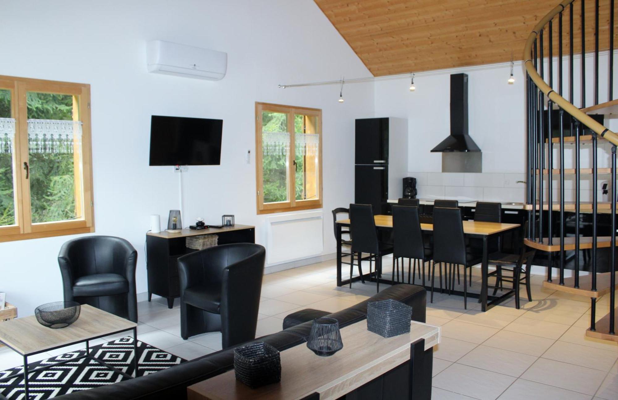 Chalet De Charme Le Contemporain Ney Eksteriør billede