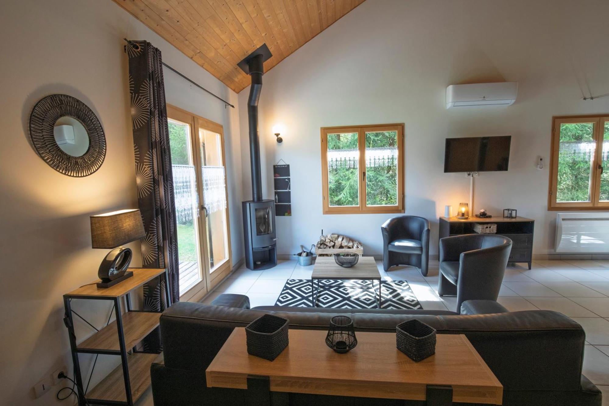 Chalet De Charme Le Contemporain Ney Eksteriør billede