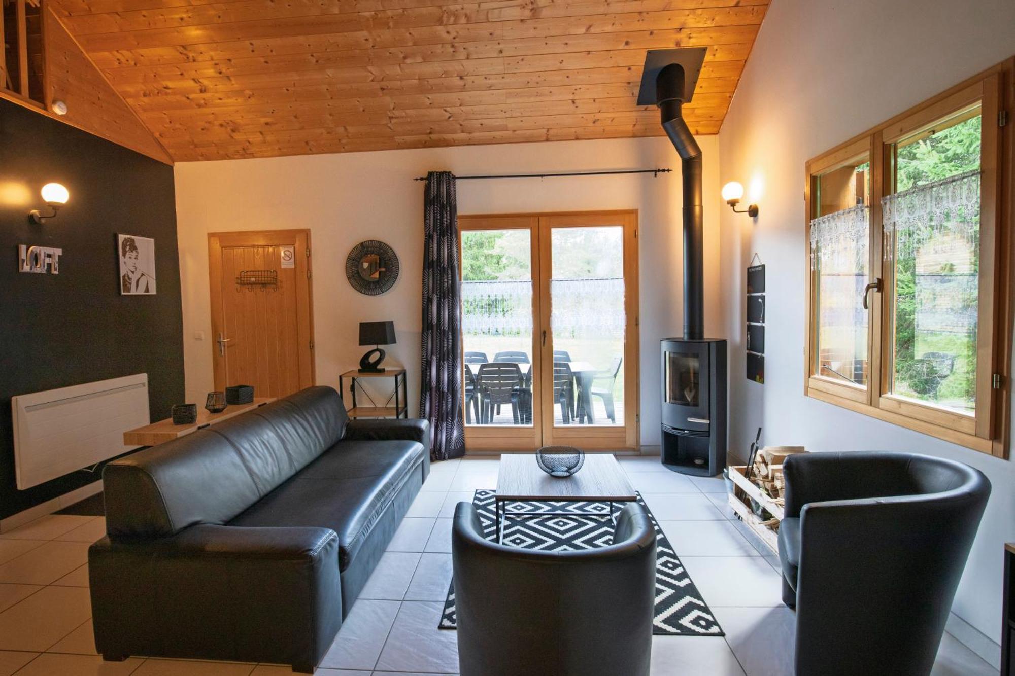 Chalet De Charme Le Contemporain Ney Eksteriør billede