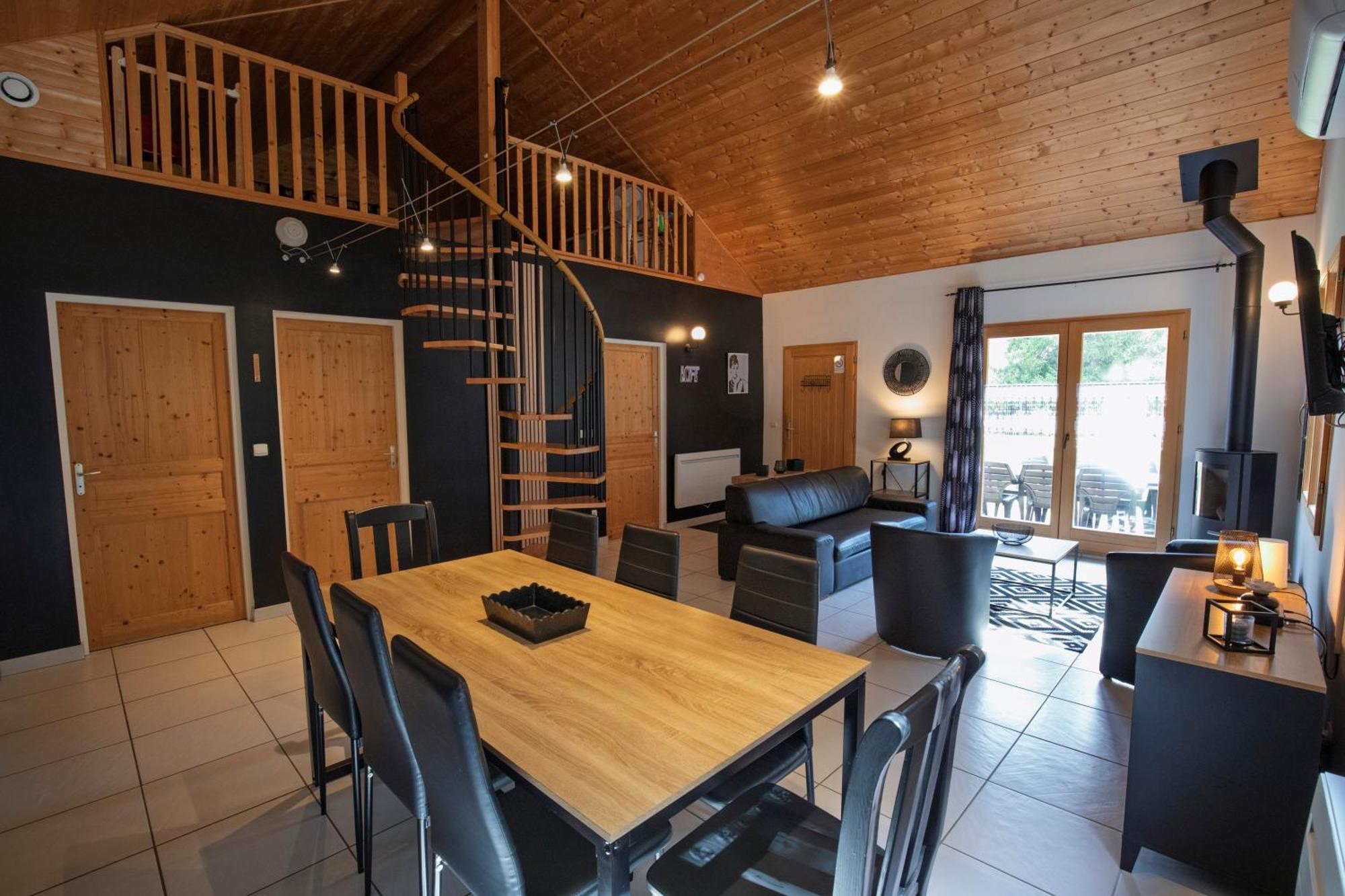Chalet De Charme Le Contemporain Ney Eksteriør billede